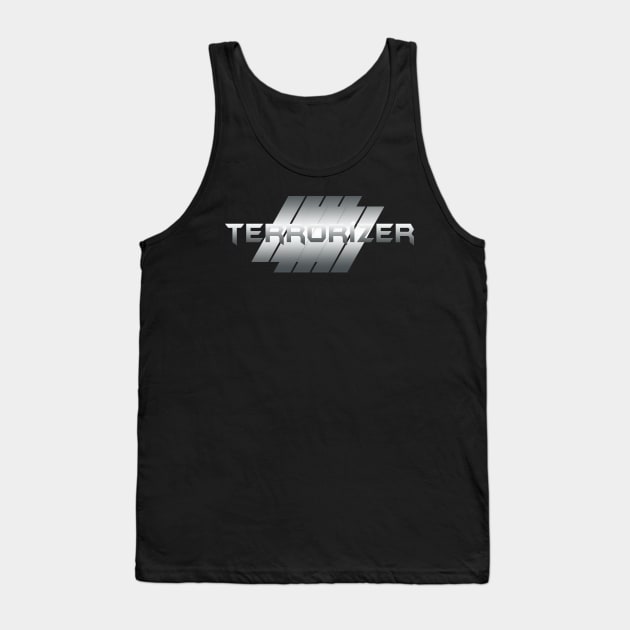 Metallic Illustration Terrorizer Tank Top by theStickMan_Official